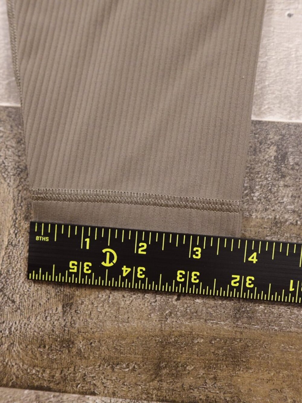 Lululemon Align Ribbed High-Rise Leggings Women’s 8 Taupe 28” Yoga - Picture 8 of 12